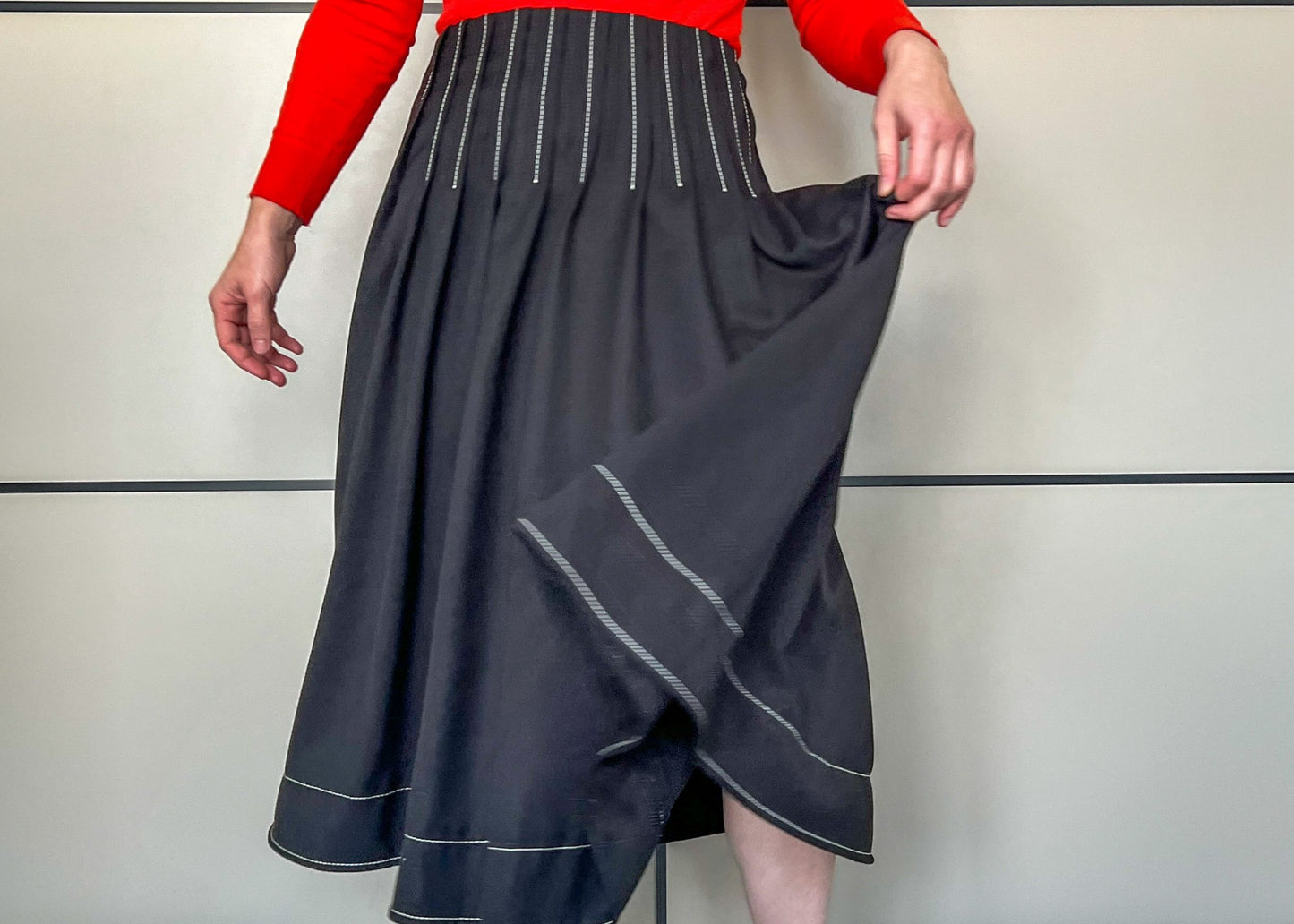 Free sewing pattern - Gofre Skirt!