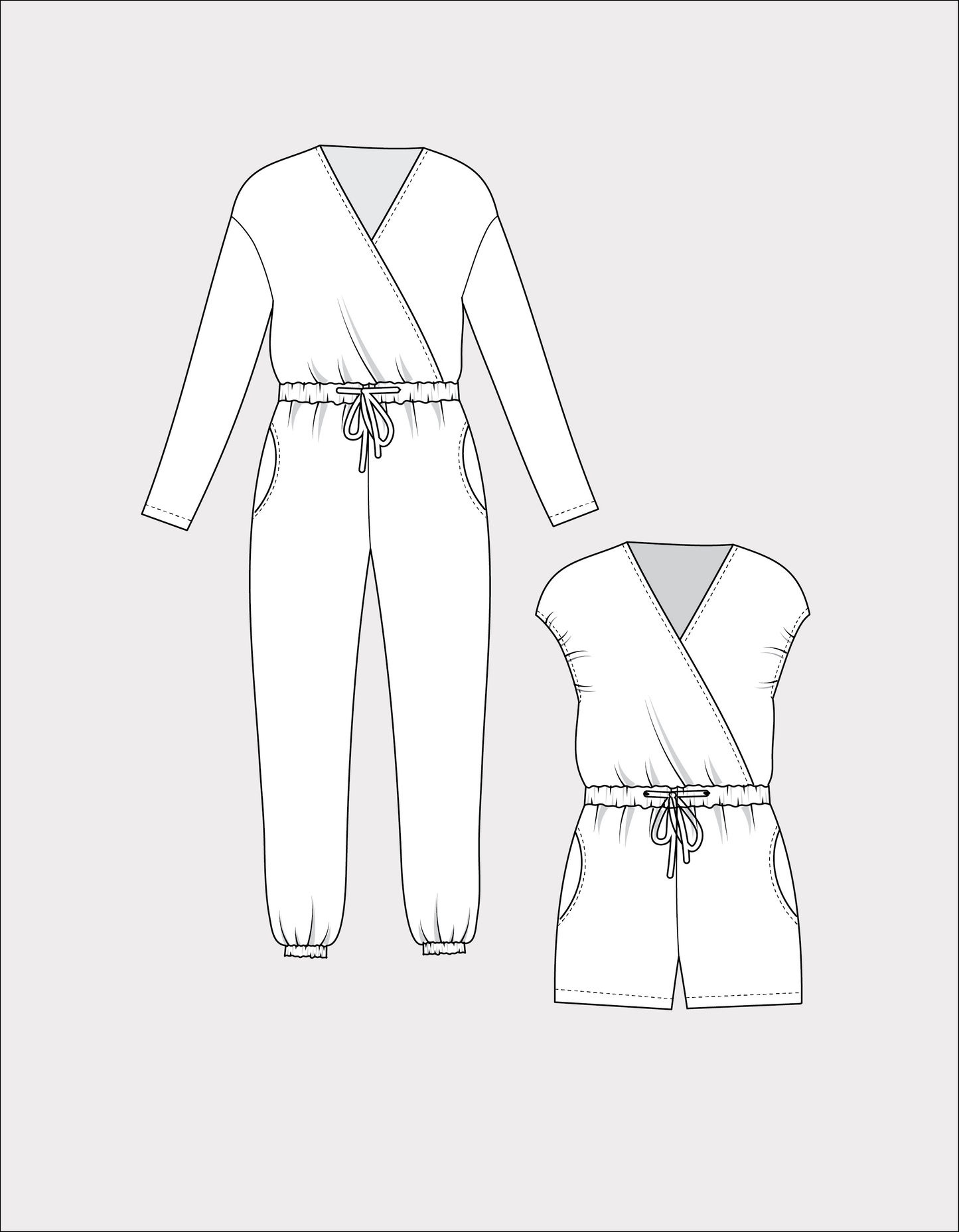 Carlotta Jumpsuit PDF Sewing Pattern