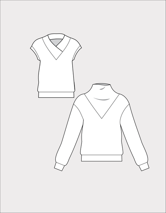 Lia Top PDF Sewing Pattern