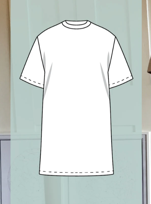 Oversized T-shirt PDF Sewing Pattern